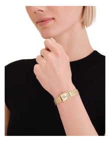 The Boxelle Champagne Bracelet Watch in Gold
