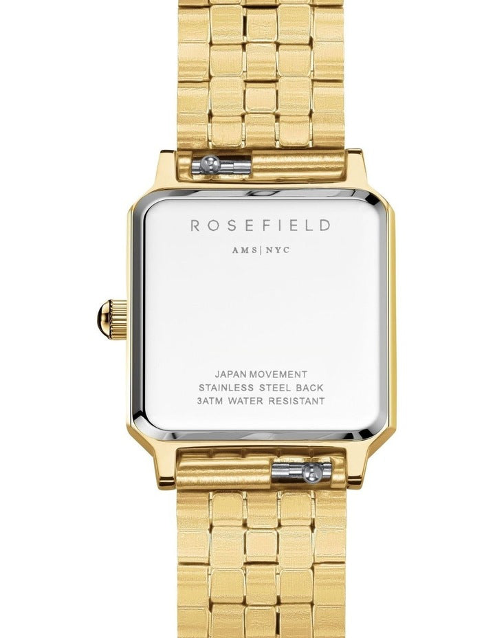 The Boxelle Champagne Bracelet Watch in Gold