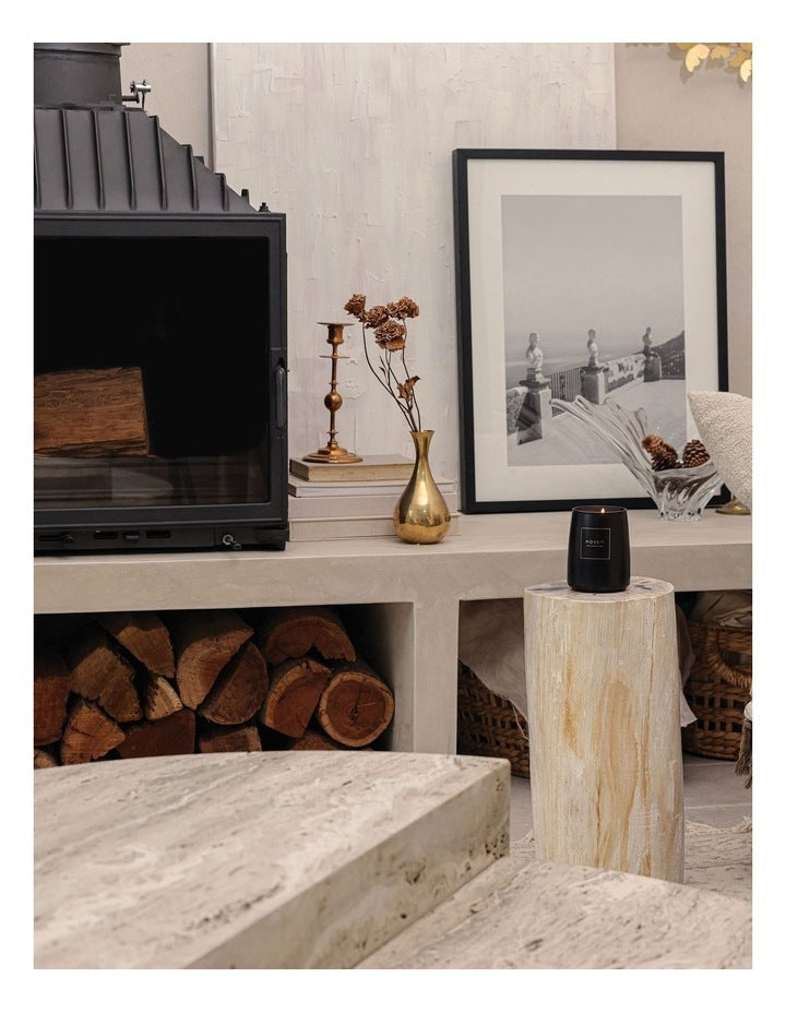 Vintage Leather & Cedarwood Large Candle 370g