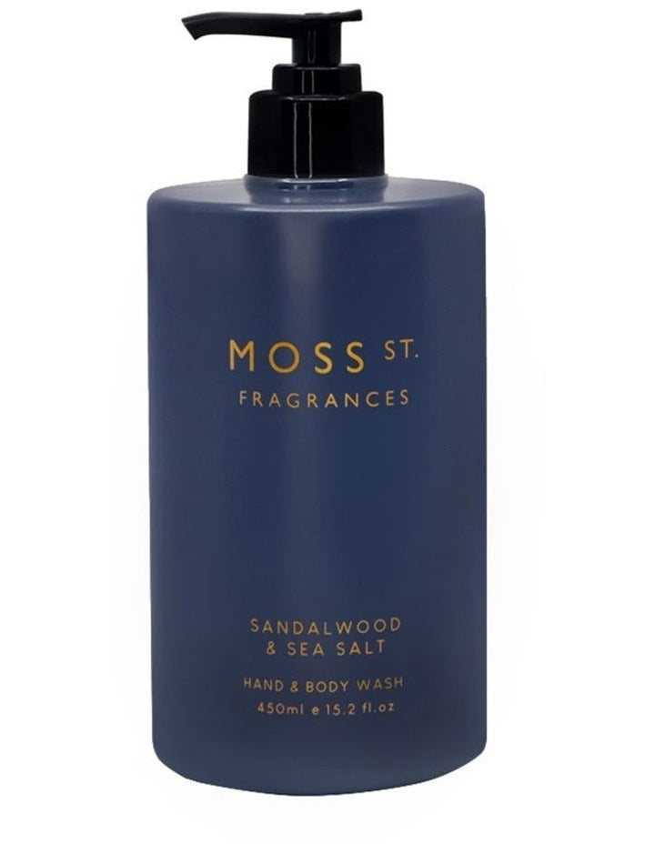 Sandalwood And Sea Salt Hand And Body Wash 450ml
