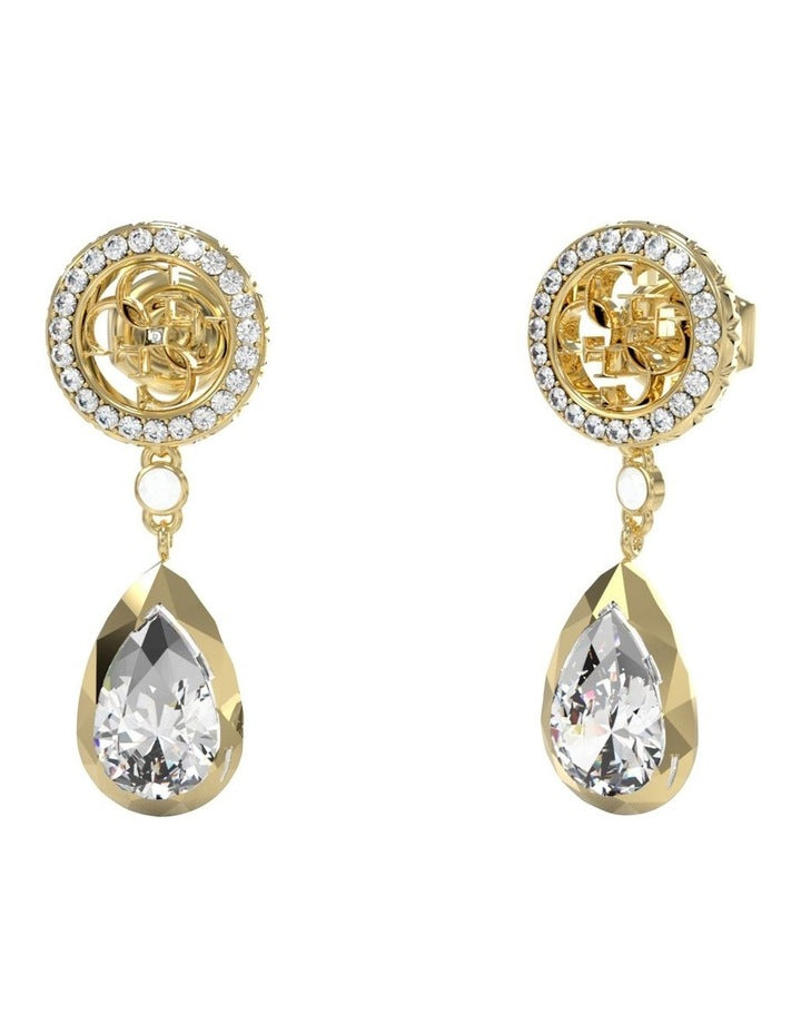 Pendant 4G Light Earrings in Gold-Tone