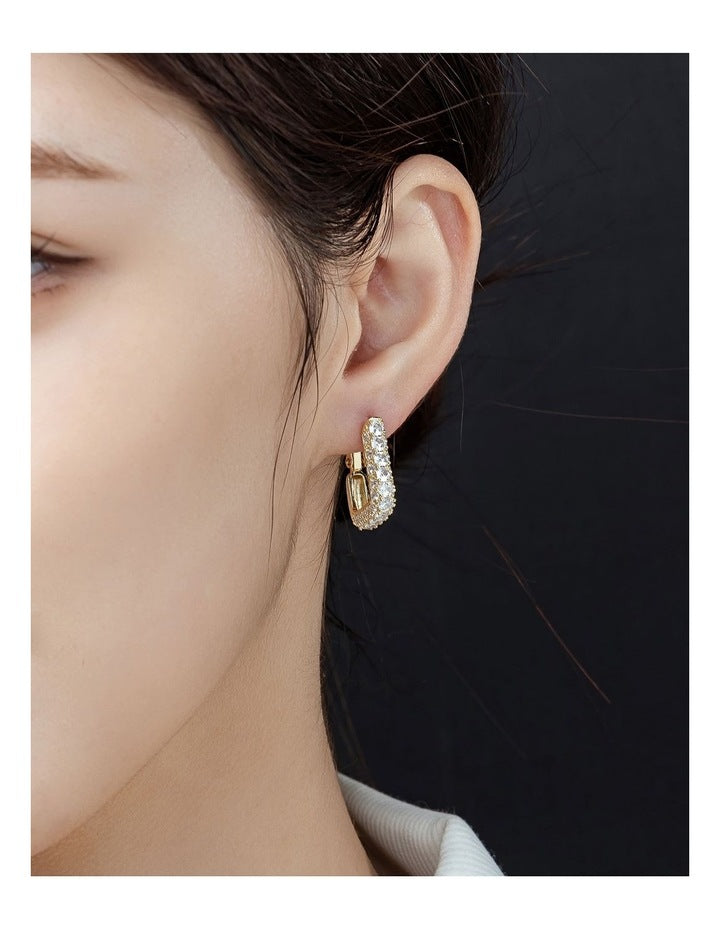 Hoop Earrings GJEC087M in Gold
