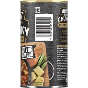 Heinz Big N Chunky Peppered Steak Soup Tinned Ready Meals 535g