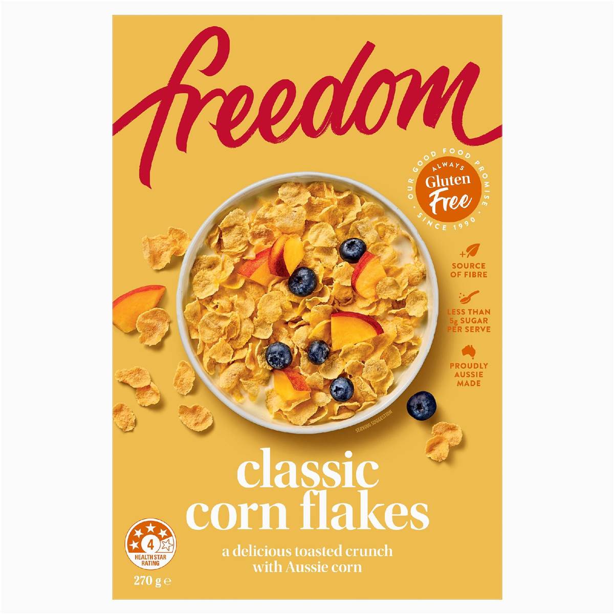 Freedom Classic Corn Flakes Cereal 270g