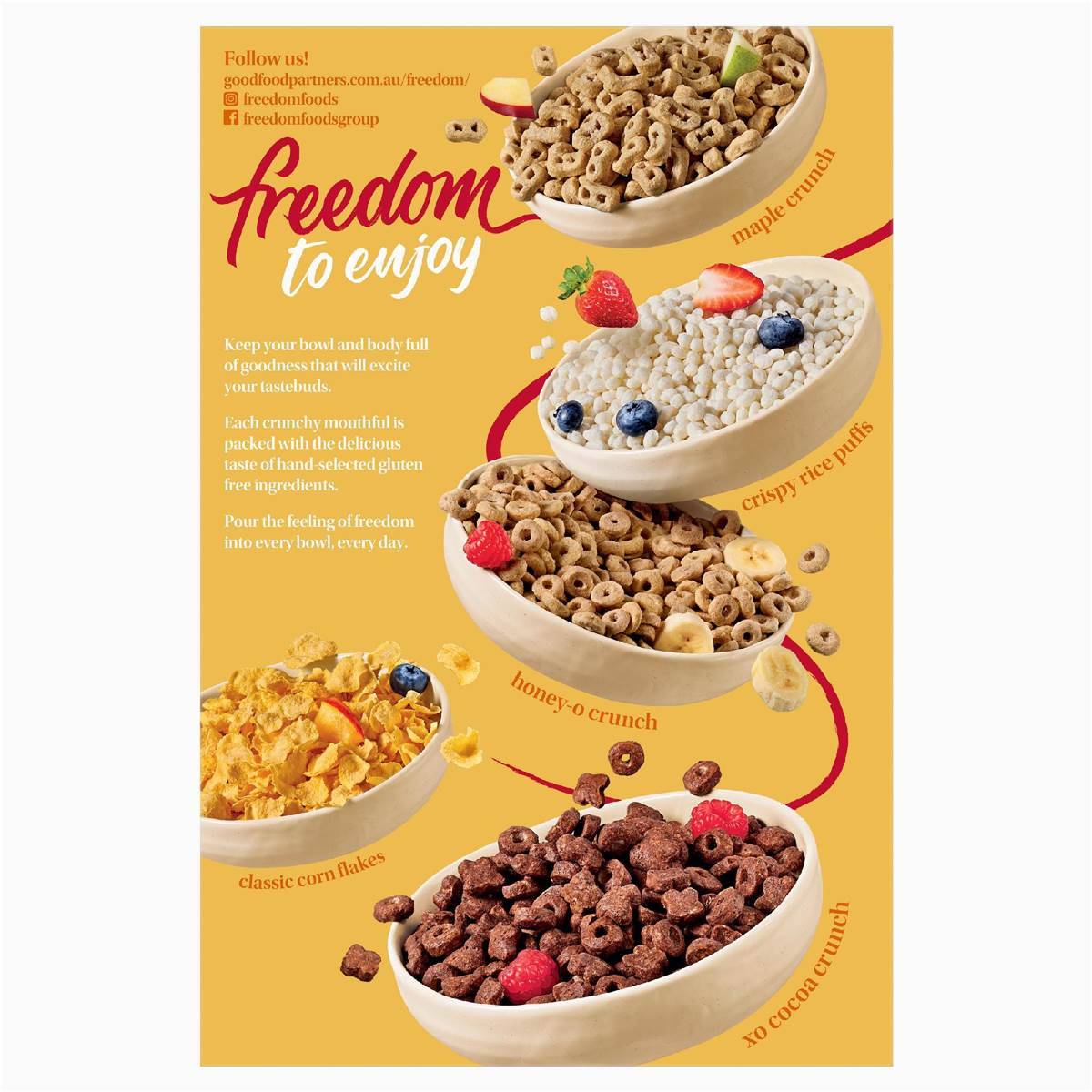 Freedom Classic Corn Flakes Cereal 270g