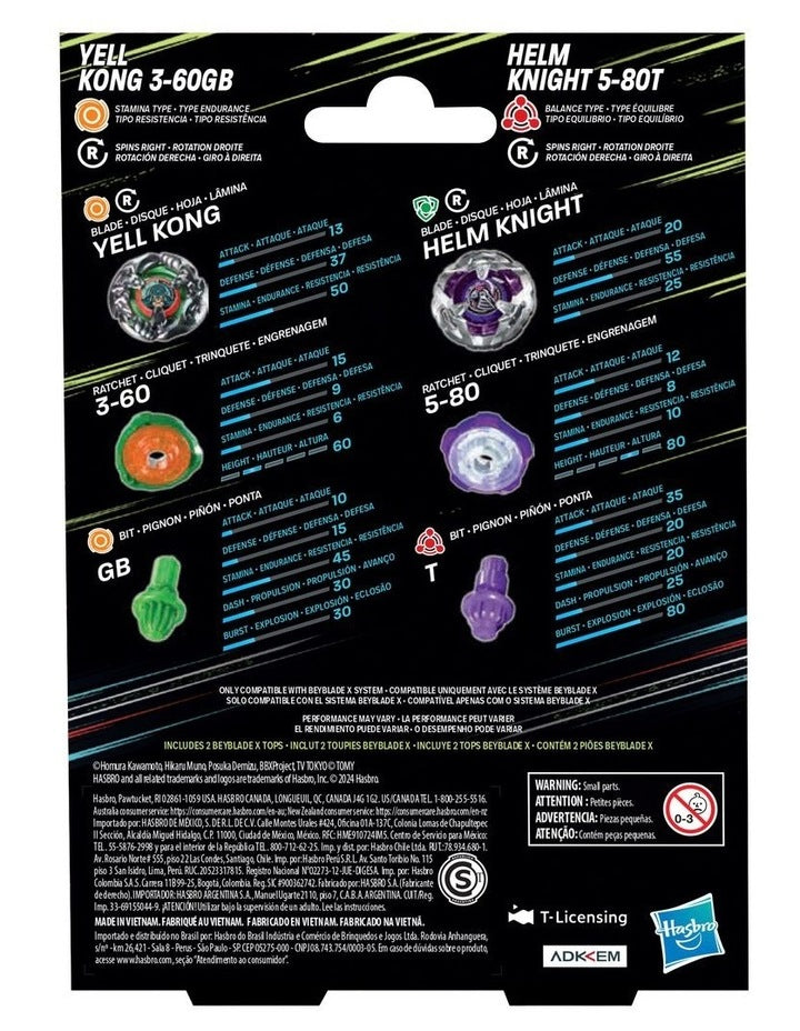 Beyblade X Dual Pack Set in Assortment