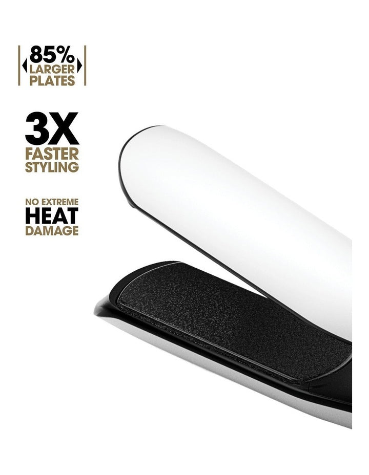 Chronos Max Wide-Plate Hair Straightener in White