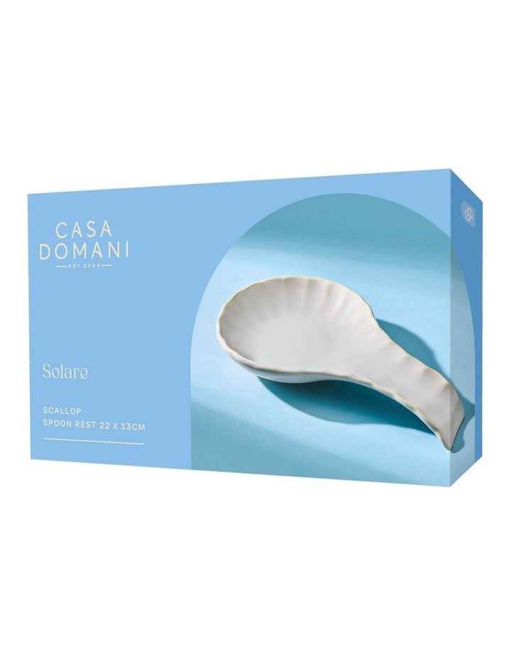 Solare Spoon Rest 22x13cm in Cream