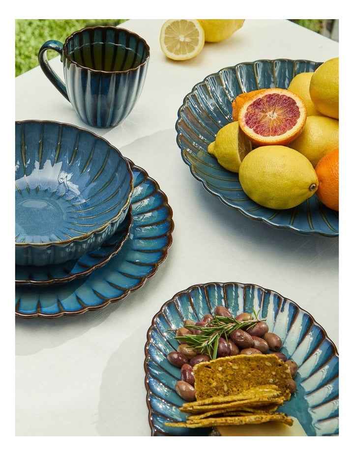 Solare Round Platter 33cm in Azure
