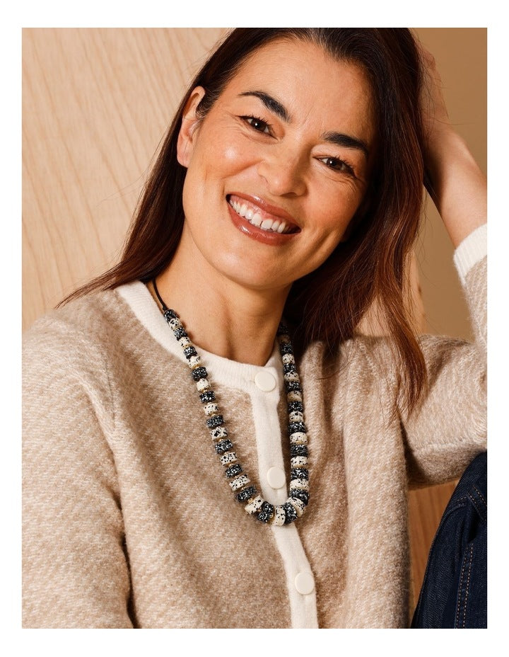 Flat List Mono Necklace in Multi