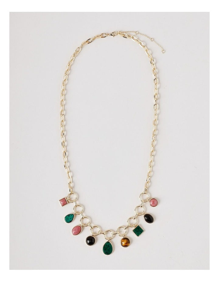 Charm Necklace in Multi