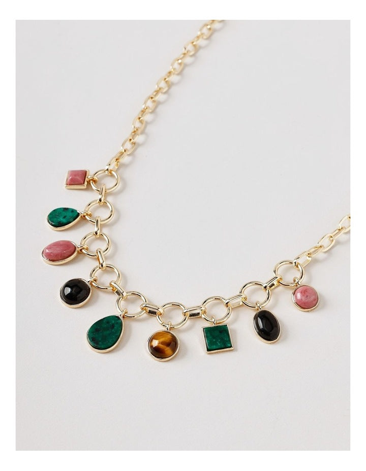 Charm Necklace in Multi