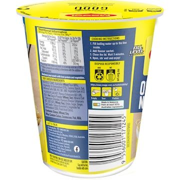 Maggi Oriental Flavour Cup Instant Noodles 60g
