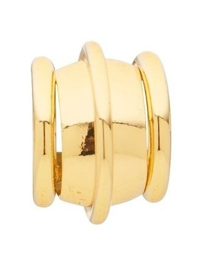 Chunky Stud Earrings in Gold