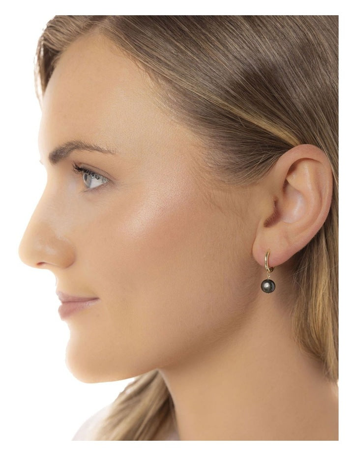 Peacock Huggies in Gold