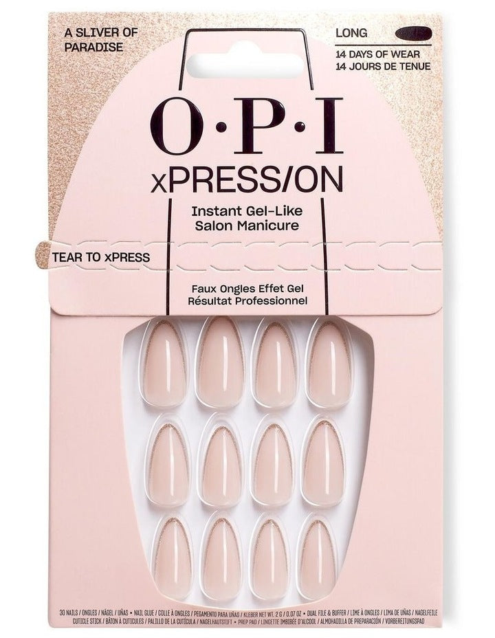 Xpress On A Sliver Of Paradise Nails