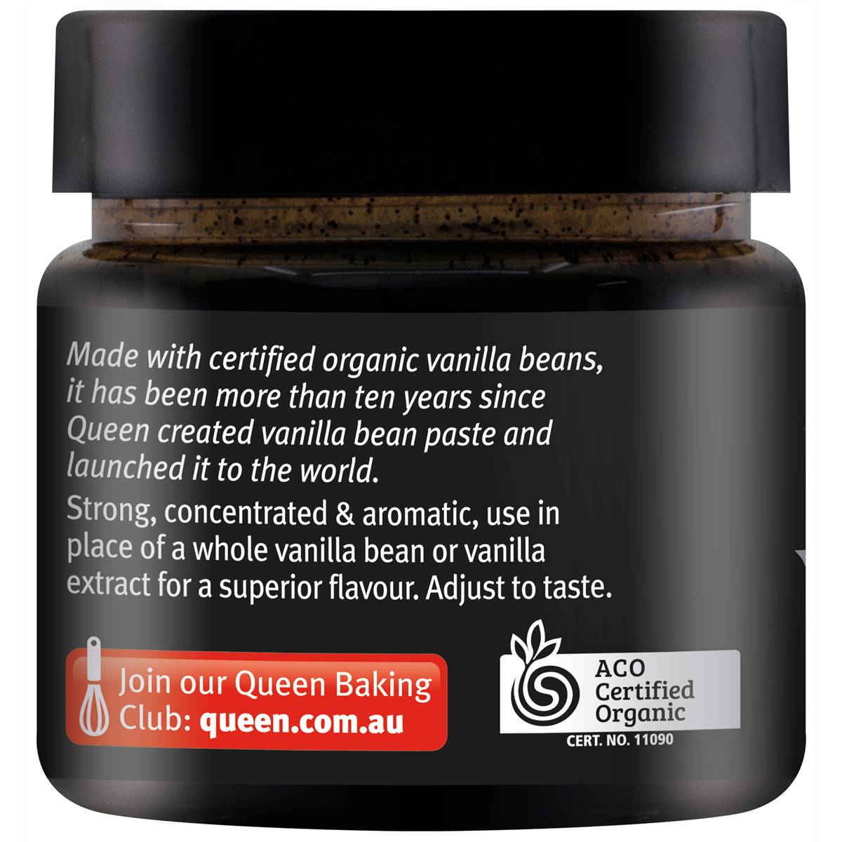 Queen Organic Vanilla Bean Paste 65g