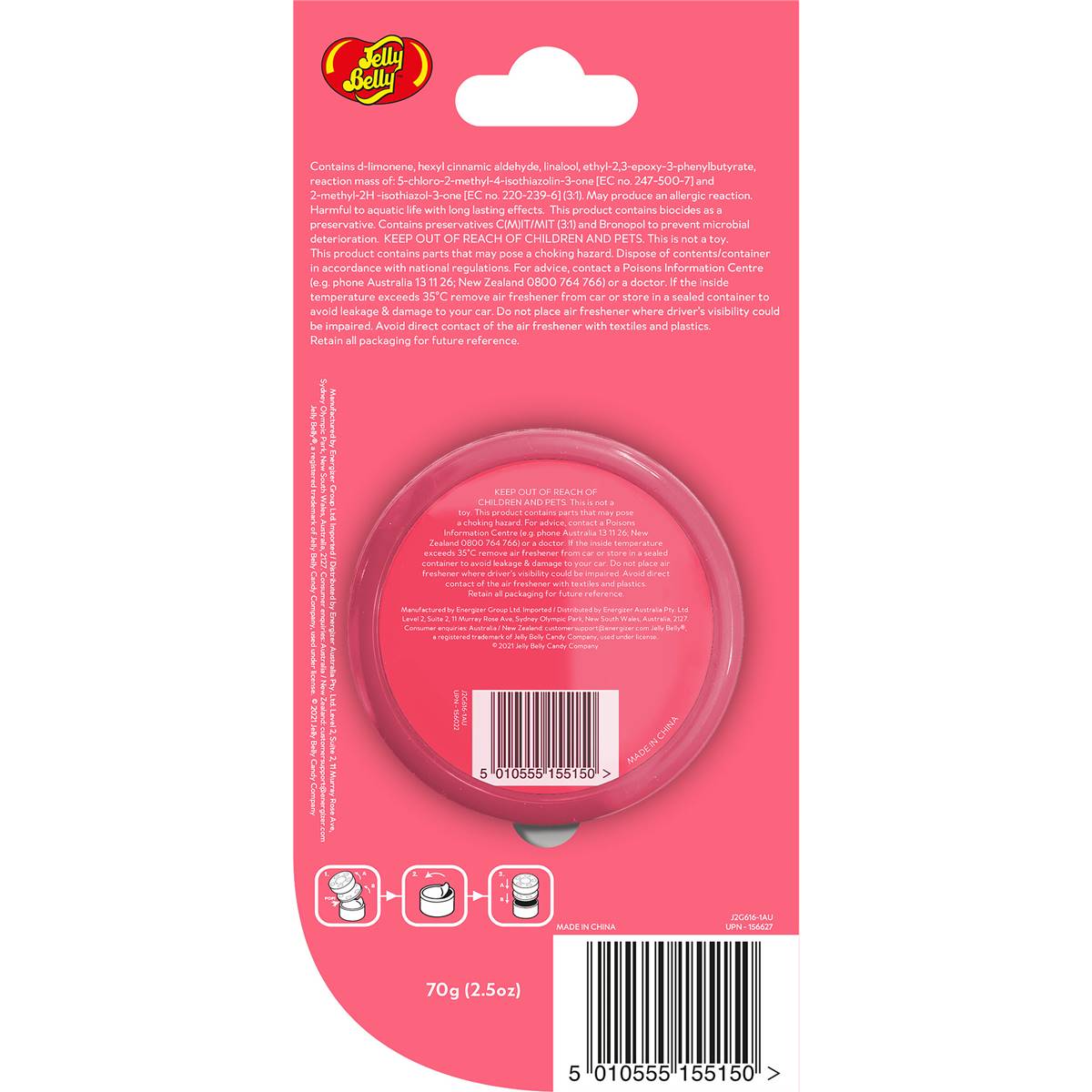 Jelly Belly Air Freshener Can Tutti Frutti 70g