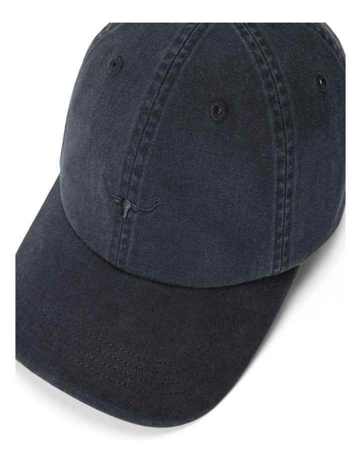 Mini Longhorn Twill Cap in Pewter