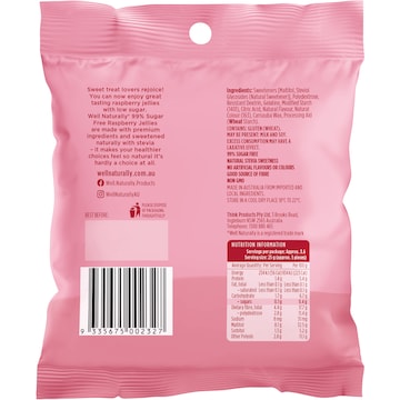 Well Naturally 99% Sugar Free Raspberry Jellies 90g