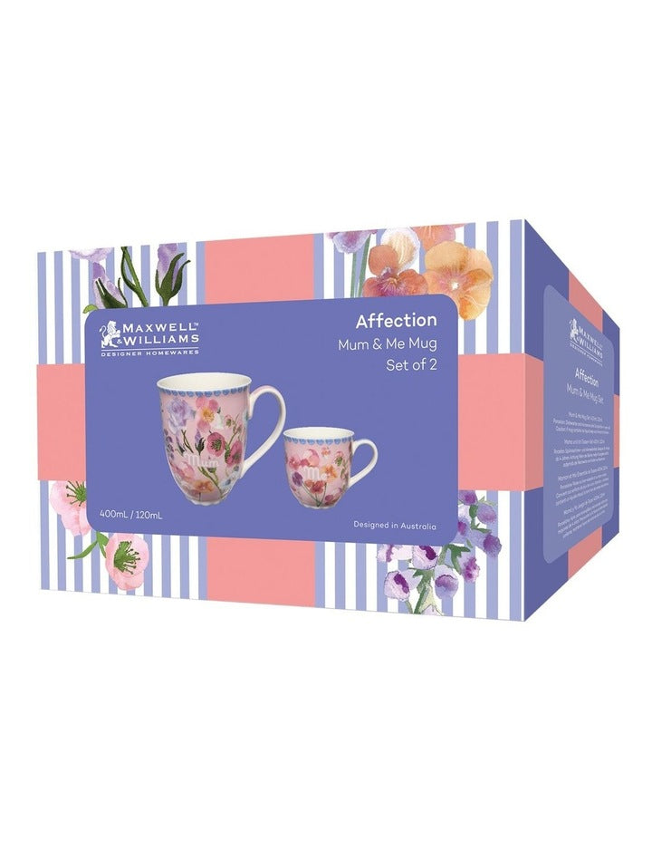 Affection Mum and Me Mug Set of 2 Gift Boxed in Multi