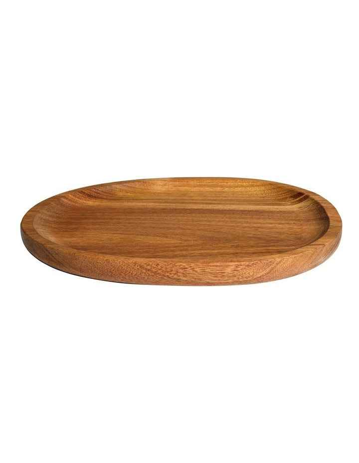 Forme Acacia Wood Organic Platter 20x20cm in Natural
