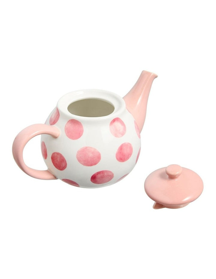 Olde English Teapot 650ml Gift Boxed in Pink Spot