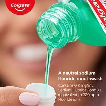 Colgate Mouthwash Mint Neutrafluor 220 Daily Fluoride 473mL