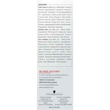 Schwarzkopf Live 1-1 Blue Black Permanent Hair Dye each