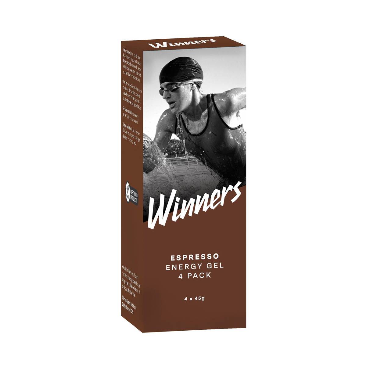 Winners Energy Gel Espresso Flavour 4 Pack