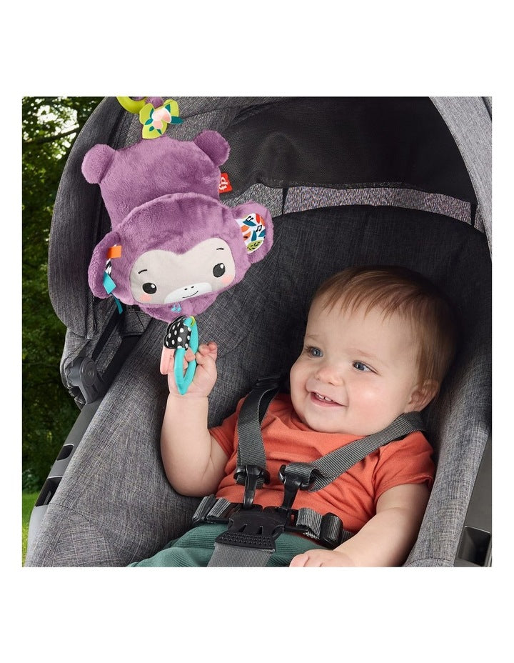 Sing And Go Purple Monkey Plush