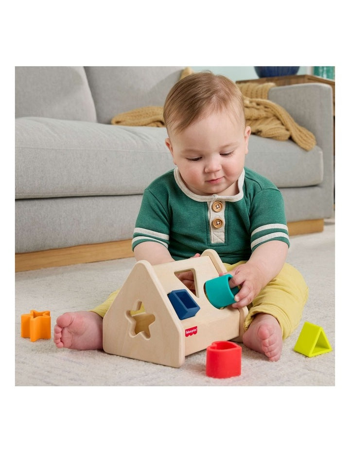 Wooden Silicone Shape Sorter