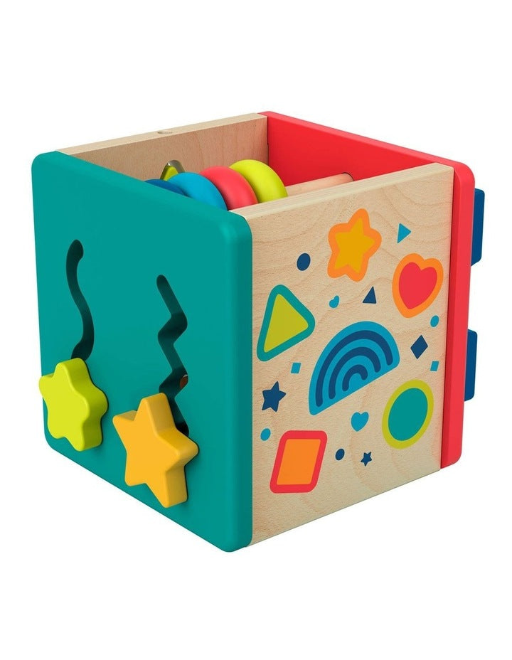 Wooden Activity Cube