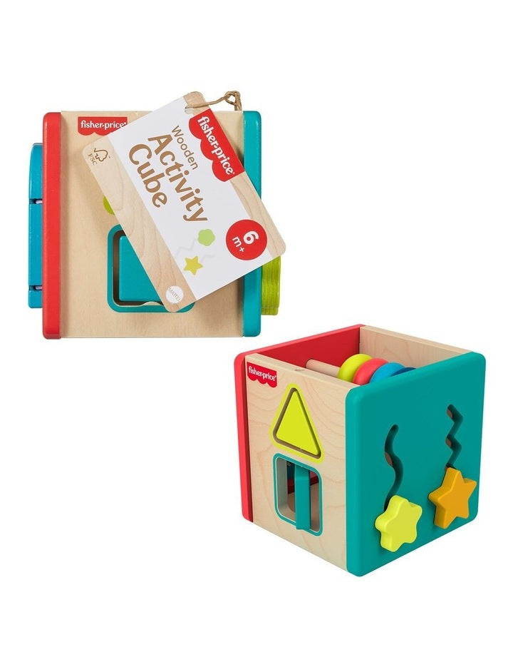 Wooden Activity Cube