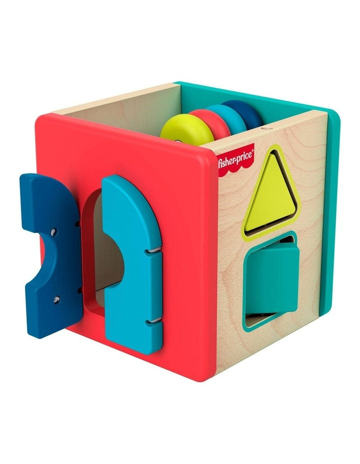 Wooden Activity Cube