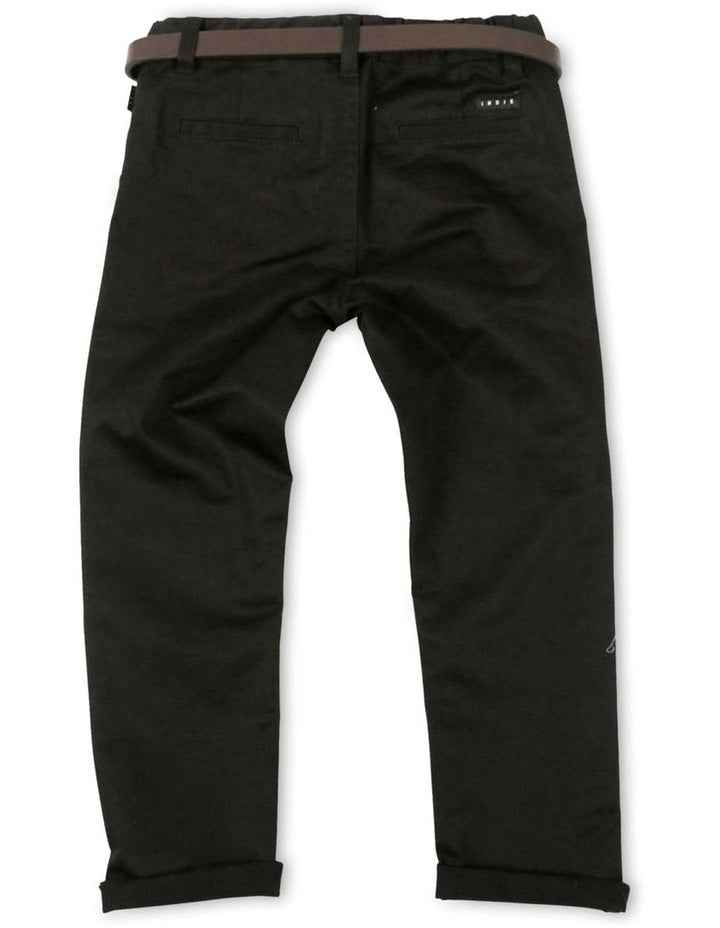 Cuba Stretch Chino (8-16 Years) in Black
