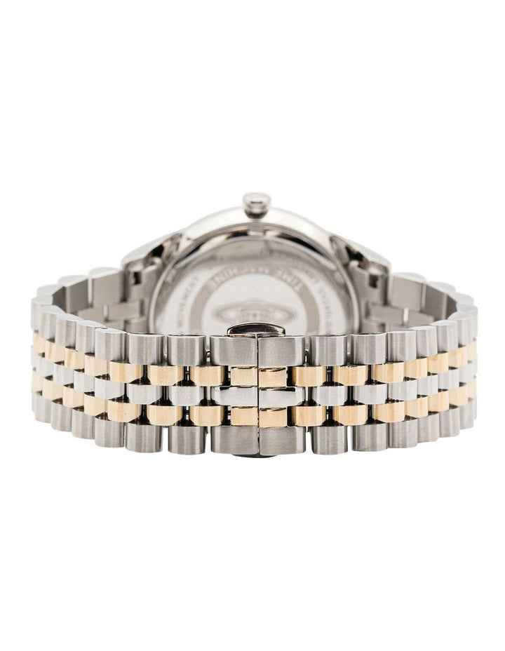Seymore Dial Strap Watch in Two Tone