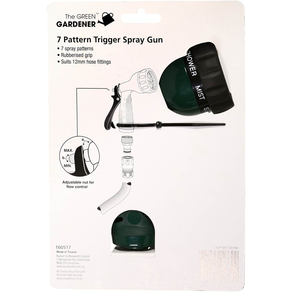 Green Gardener Multi Pattern Spray Trigger Gun each