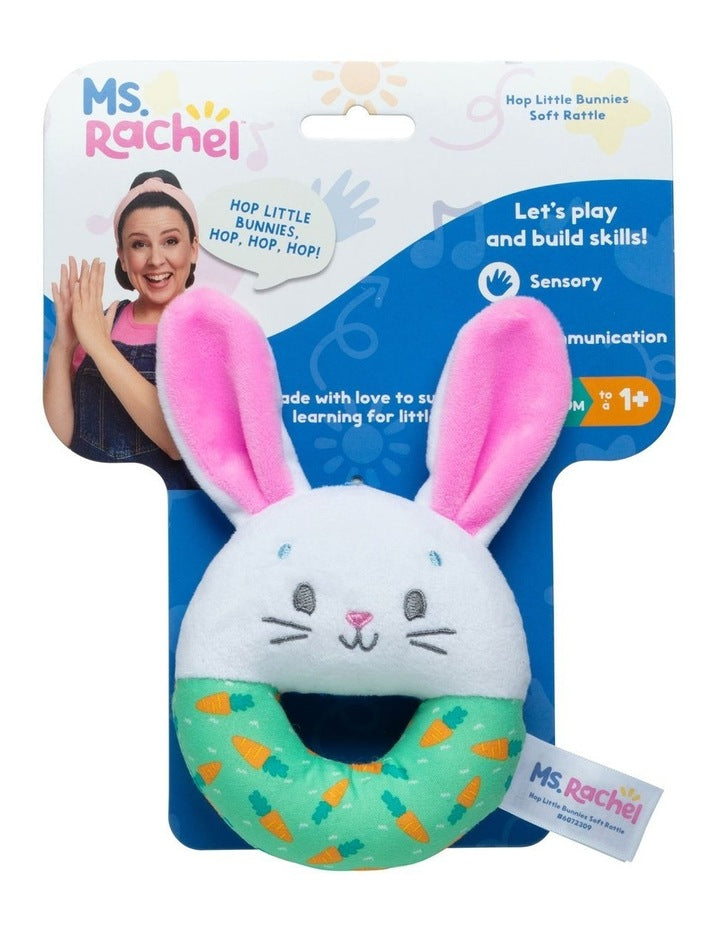 Hop Little Bunnies Soft Rattle