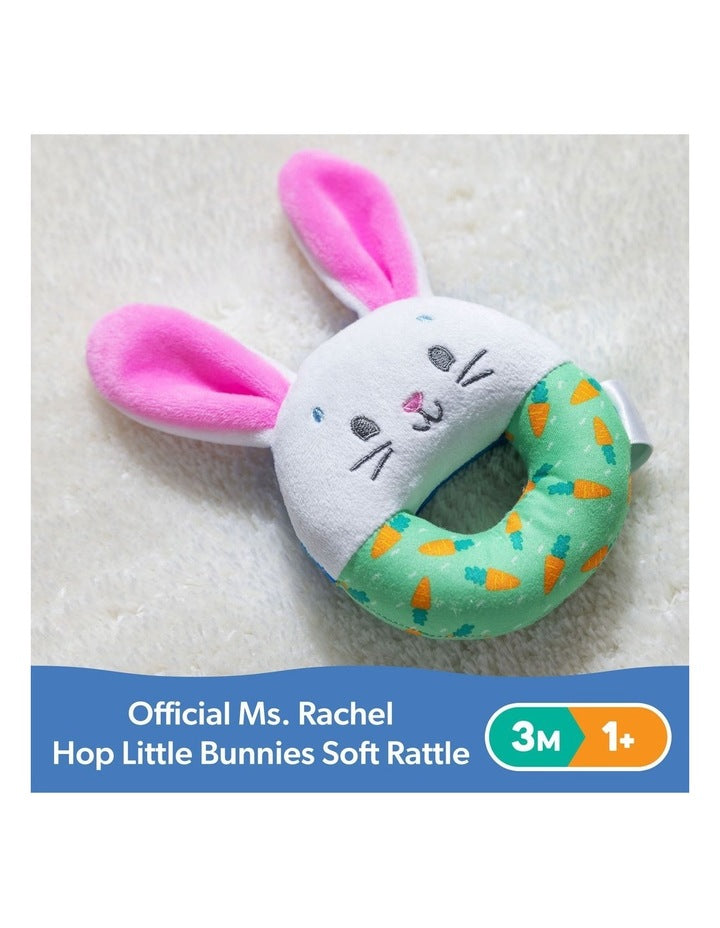 Hop Little Bunnies Soft Rattle