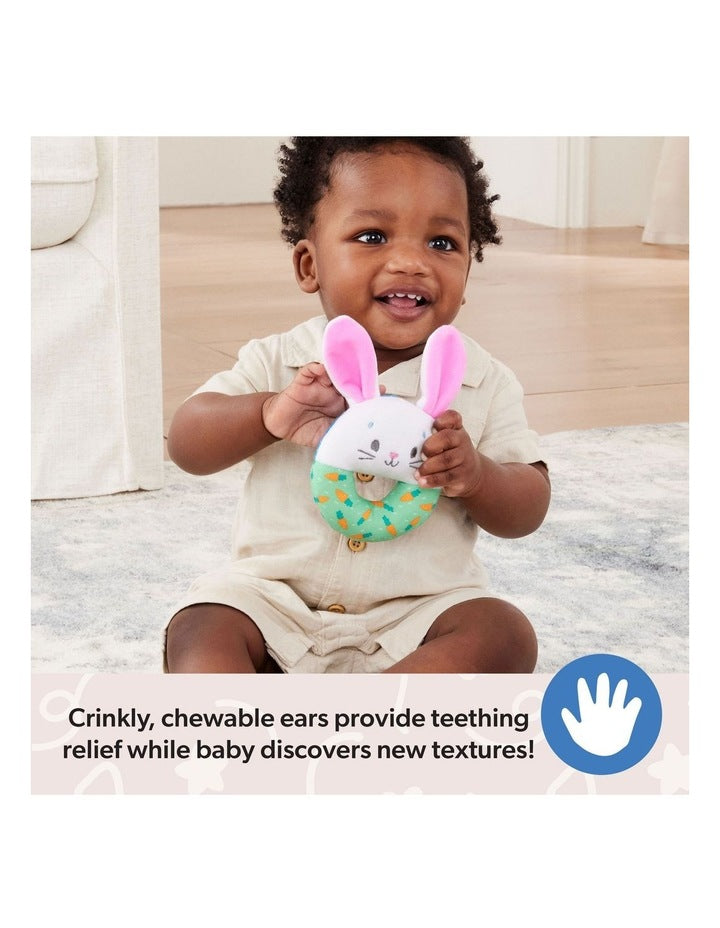 Hop Little Bunnies Soft Rattle
