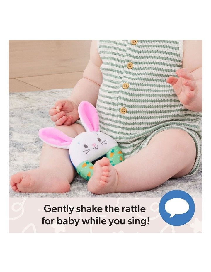 Hop Little Bunnies Soft Rattle