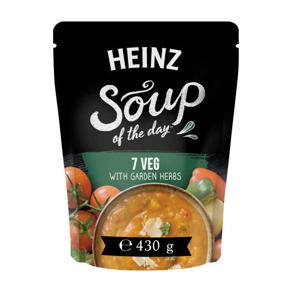 HEINZ SOUP OF THE DAY 7 VEG WITH HERBS VEGETABLE SOUP 430G