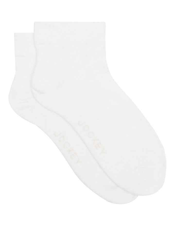 Circulation Anklet Socks 2 Pack in White