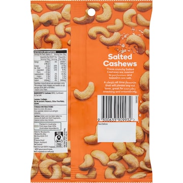 Woolworths Salted Cashews 200g