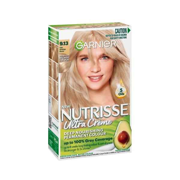 Nutrisse 9.13 Light Ash Beige Blonde Permanent Hair Colour