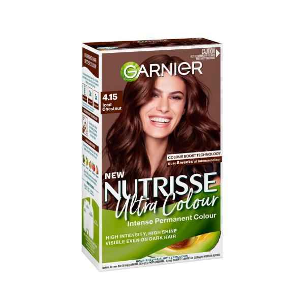 Nutrisse 4.15 Mahogany Ash Brown Permanent Hair Colour