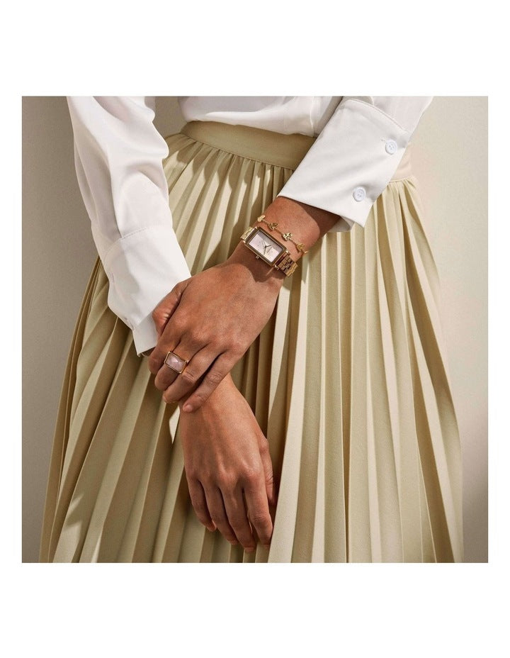 Hagen Lille Analogue SKW3158 Watch in Gold