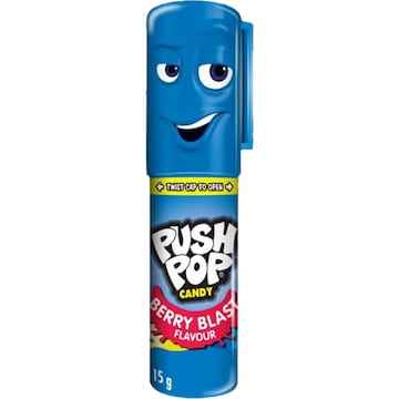 Topps Push Pop Candy Assorted 15g