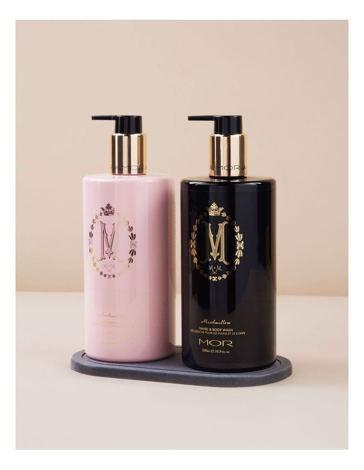 Marshmallow Bath & Body Duo with Tray